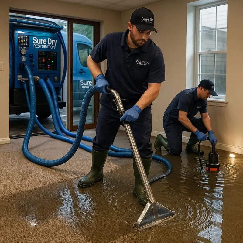 Water Extraction and Removal process in South Carthage, TN